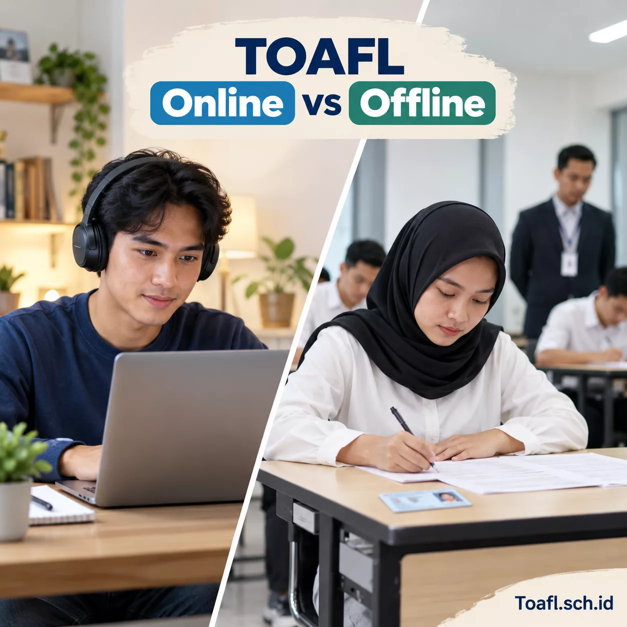 TOAFL Online vs Offline Mana yang Lebih Cocok 1 Perbandingan TOAFL online vs offline untuk calon peserta tes